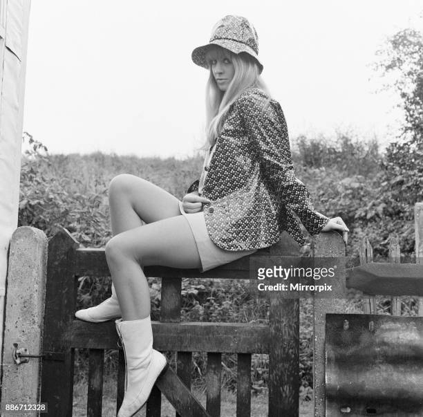 Carol Dilworth, model and actress aged 19 years old, pictured 7th November 1966. Additional Notes. Carol Dilworth, married to Len Hawkes of The...