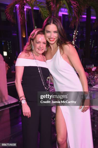 President of Chopard Caroline Scheufele and Adriana Lima attend Creatures Of The Night Late-Night Soiree Hosted By Chopard And Champagne Armand De...