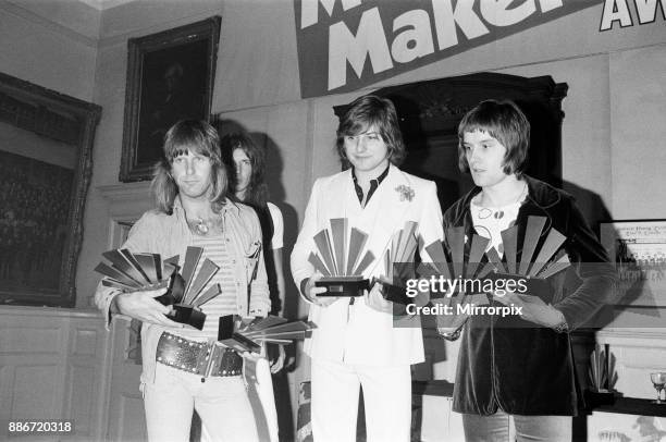 Emerson, Lake and Palmer at The Oval Pop Festival, Oval Cricket Ground, South London. The event was sponsored by Music Paper Melody Maker, and...