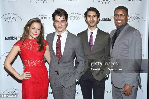 Erika Henningsen, Kyle Selig, Cheech Manohar and Rick Younger attend the 2017 New York Stage and Film Winter Gala at Pier Sixty at Chelsea Piers on...