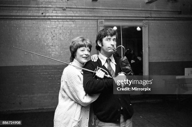 Maggie Smith and Dave Allen, 1973