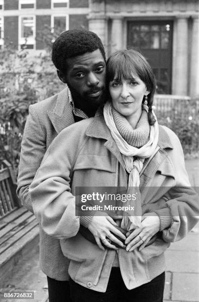 Michael and Claudine Riley, from Steel Pulse, 9th December 1978.