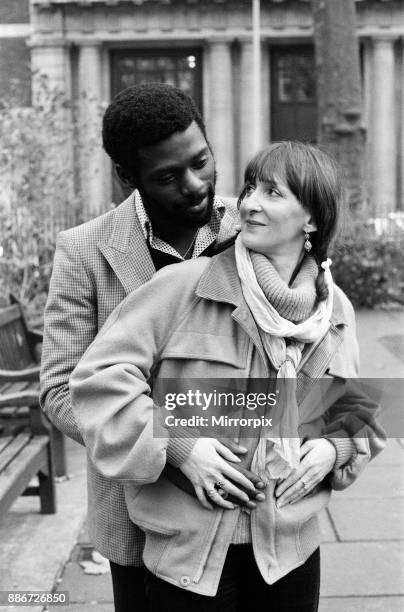 Michael and Claudine Riley, from Steel Pulse, 9th December 1978.