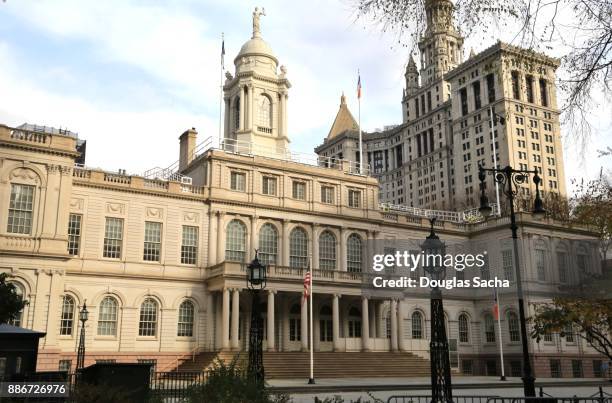 new york city hall, new york city, new york, usa - michael bloomberg and city council stock pictures, royalty-free photos & images