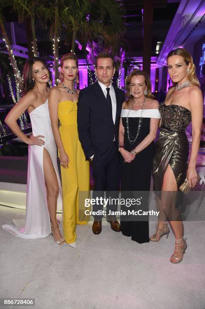 Adriana Lima, Karolina Kurkova, Gabriel Macht, President of Chopard Caroline Scheufele, and Petra Nemcova attend Creatures Of The Night Late-Night...