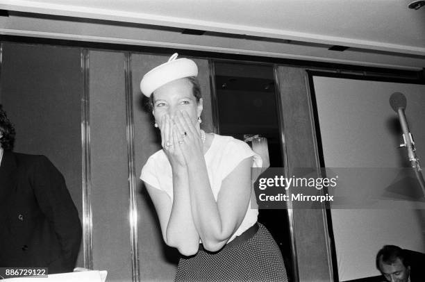 Princess Michael of Kent at the Music Therapy Charity Luncheon at the Intercontinental Hotel in Park lane. Elton made the draw for the raffle and the...