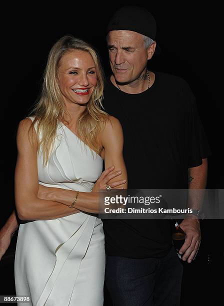 Actress Cameron Diaz and Director Nick Cassavetes attend the premiere after party for "My Sister's Keeper" at the Loeb Central Park Boathouse on June...
