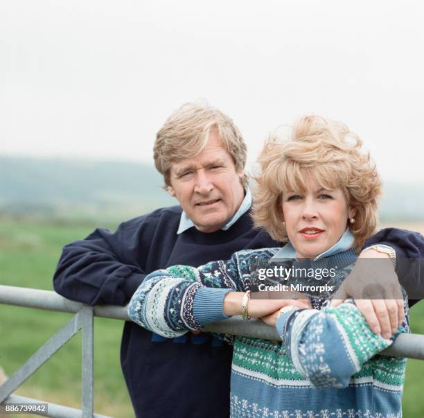 Actor William Roache in Wales with his wife Sarah, 20th August 1993.