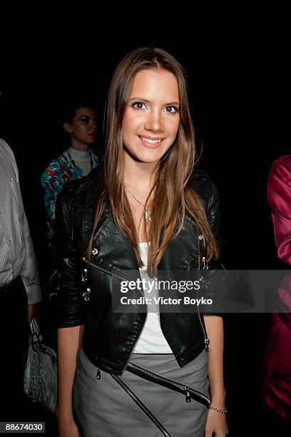 Designer Kira Plastinina attends the Hello! Magazine party at the Moscow Film Festival on June 24, 2009 in Moscow, Russia.