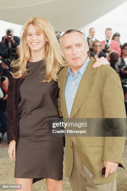 Cannes Film Festival 1997. The 50th Cannes Film Festival was held on 7th to 18th May 1997, our picture shows actors Dennis Hopper and Claudia...