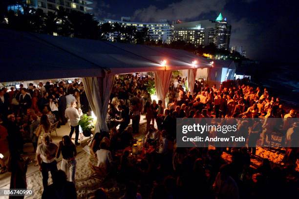 View of the venue during a White Cube & Soho Beach House Party During Art Basel Miami Beach 2017 at Soho Beach House on December 5, 2017 in Miami...