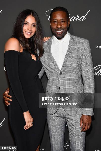 Felicia Terrell and Donae Burston attend Creatures Of The Night Late-Night Soiree Hosted By Chopard And Champagne Armand De Brignac at The Setai...