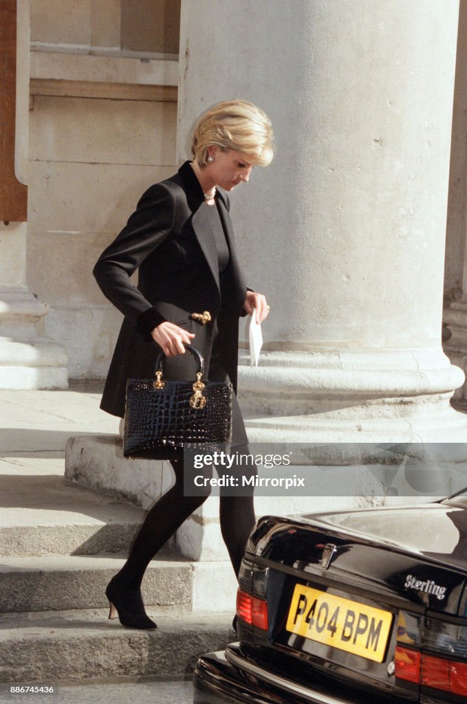 Terence Donovan's memorial service, 1997