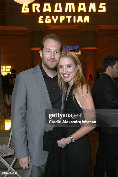 Mason and Katie Novick attend Absolut Vodka�s " Days Of Summer" Premiere After Party at the Egyptian Theatre on June 24, 2009 in Hollywood,...