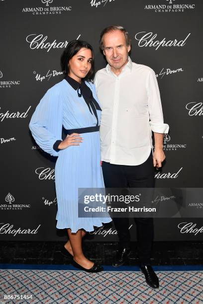 Sara Faraj and Simon De Pury attend Creatures Of The Night Late-Night Soiree Hosted By Chopard And Champagne Armand De Brignac at The Setai Miami...
