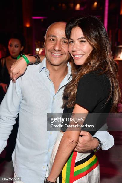 David Mugrabi and Libby Mugrabi attend Creatures Of The Night Late-Night Soiree Hosted By Chopard And Champagne Armand De Brignac at The Setai Miami...