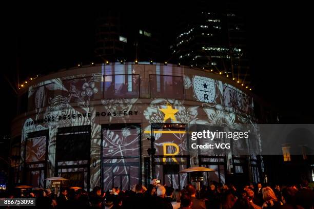 View of the new Starbucks Reserve Roastery on December 5, 2017 in Shanghai, China.