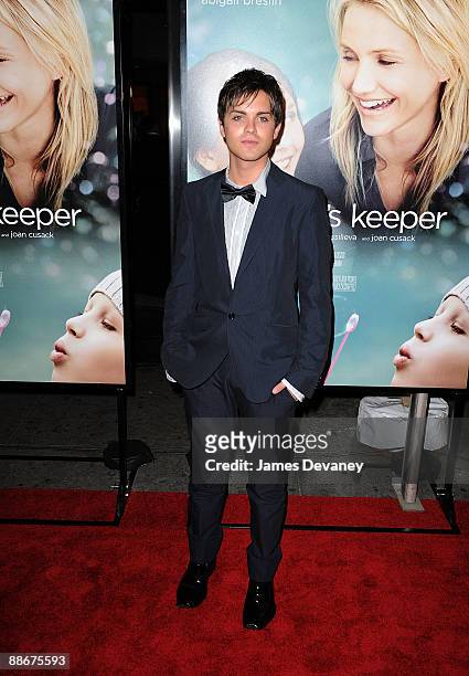 Thomas Dekker attends the premiere of "My Sister's Keeper" at the AMC Lincoln Square theater on June 24, 2009 in New York City.