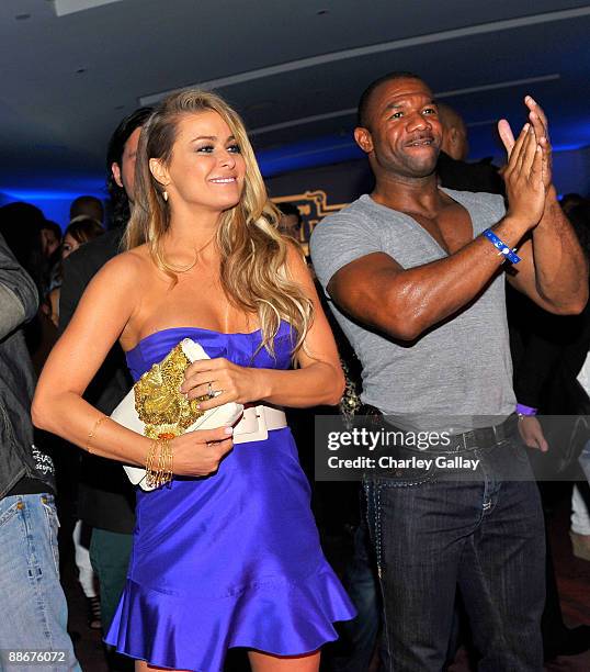 Carmen Electra attends the Jose Cuervo Platino Penthouse with 944 Magazine at Andaz Hotel on June 24, 2009 in West Hollywood, California.