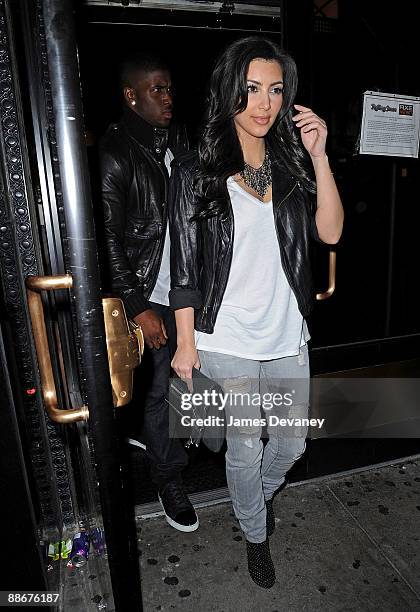 Kim Kardashian and Reggie Bush sighted on the streets of Manhattan on June 24, 2009 in New York City.