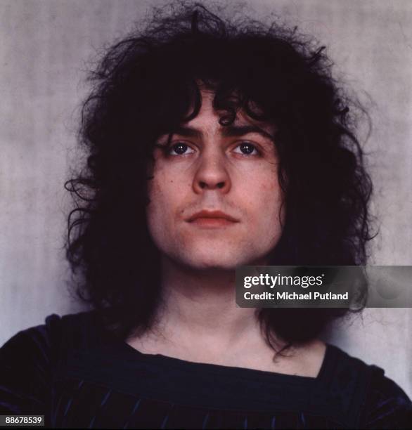 Singer Marc Bolan of English glam rock group T.Rex, London,1971.