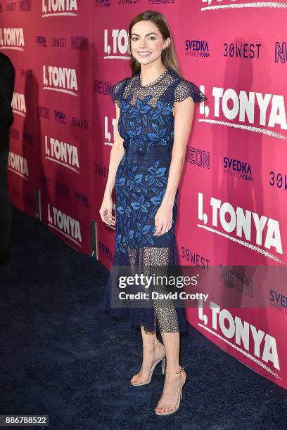 Caitlin Carver attends the Los Angeles Premiere Of "I, Tonya" - Arrivals on December 5, 2017 in Hollywood, California.