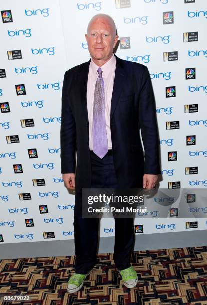 Inspirational character of 'The Philanthropist' Bobby Sager arrives at the premiere of NBC's "The Philanthropist" hosted by The Creative Coalition at...