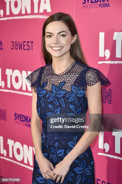 Caitlin Carver attends the Los Angeles Premiere Of "I, Tonya" - Arrivals on December 5, 2017 in Hollywood, California.