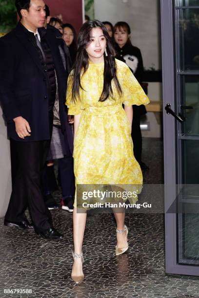 South Korean actress Han Hyo-Joo attends the LG Household And Health Care "Sooryehan" 10th Anniversary on December 6, 2017 in Seoul, South Korea.