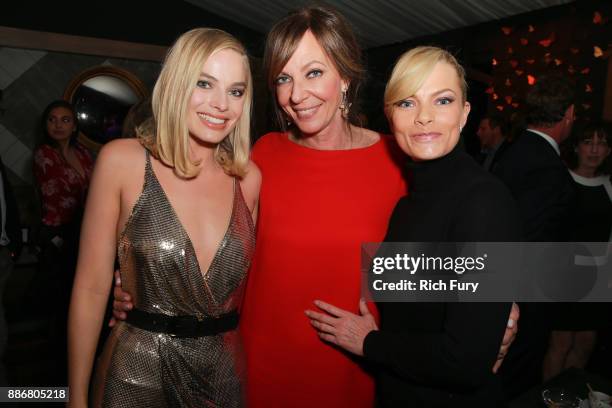 Margot Robbie, Allison Janney and Jaime Pressly attend the after party for the premiere of Neon and 30 WestÕs "I, Tonya" on December 5, 2017 in...