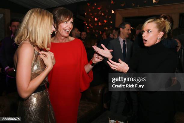 Margot Robbie, Allison Janney and Jaime Pressly attend the after party for the premiere of Neon and 30 West's "I, Tonya" on December 5, 2017 in...
