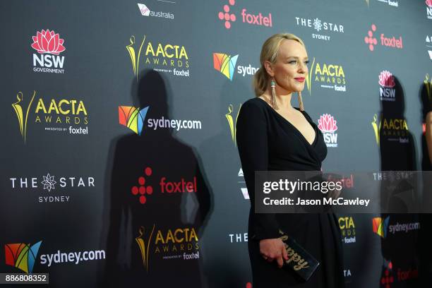 Susie Porter attends the 7th AACTA Awards Presented by Foxtel | Ceremony at The Star on December 6, 2017 in Sydney, Australia.