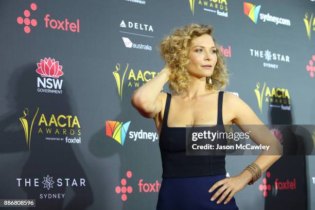 Leeanna Walsman attends the 7th AACTA Awards Presented by Foxtel | Ceremony at The Star on December 6, 2017 in Sydney, Australia.