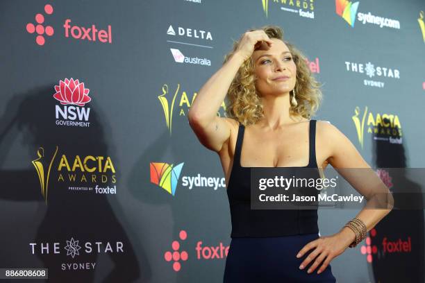 Leeanna Walsman attends the 7th AACTA Awards Presented by Foxtel | Ceremony at The Star on December 6, 2017 in Sydney, Australia.