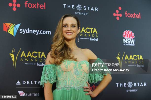 Penny McNamee attends the 7th AACTA Awards Presented by Foxtel | Ceremony at The Star on December 6, 2017 in Sydney, Australia.