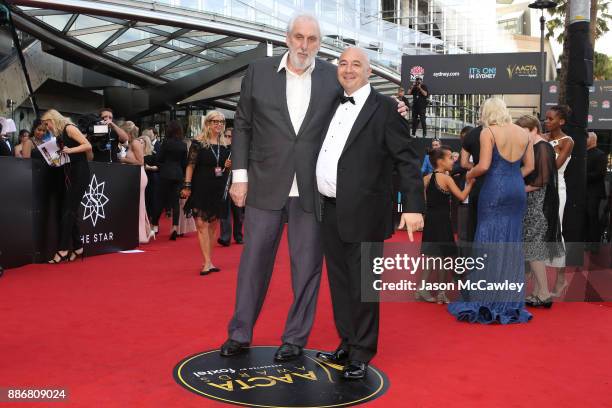 Phillip Noyce and John De Margheriti attend the 7th AACTA Awards Presented by Foxtel | Ceremony at The Star on December 6, 2017 in Sydney, Australia.