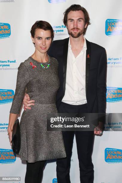 Naomi Wilding and Tarquin Wilding attends The Actors Fund's 2017 Looking Ahead Awards Honoring The Youth Cast Of NBC's "This Is Us" at Taglyan...
