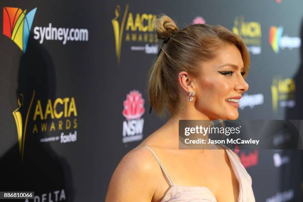 Natalie Bassingthwaighte attends the 7th AACTA Awards Presented by Foxtel | Ceremony at The Star on December 6, 2017 in Sydney, Australia.