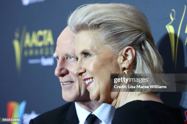 Dennis Coard and Debra Lawrance attend the 7th AACTA Awards Presented by Foxtel | Ceremony at The Star on December 6, 2017 in Sydney, Australia.