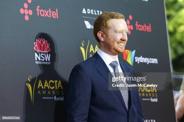 Luke McGregor attends the 7th AACTA Awards Presented by Foxtel | Ceremony at The Star on December 6, 2017 in Sydney, Australia.