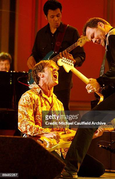 Dennis Quaid and The Sharks perform at the taping of the �American Bandstand�s 50th � A Celebration!", to air on ABC TV on May 3, 2002. The Sharks...