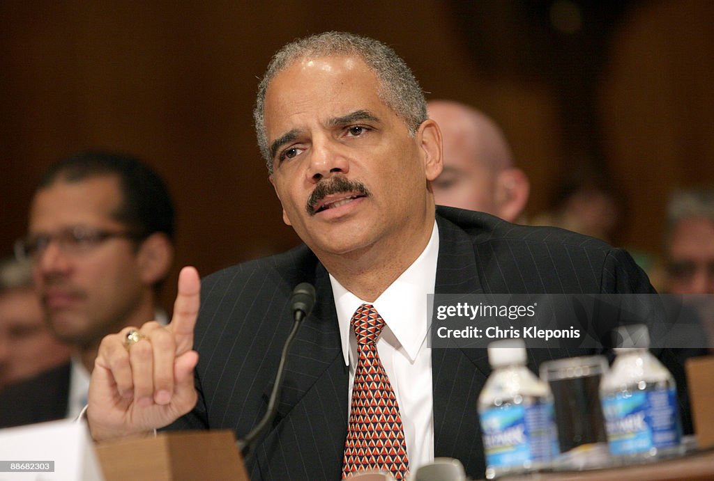 Holder Testifies At Senate Hearing On Hate Crime Prevention Act