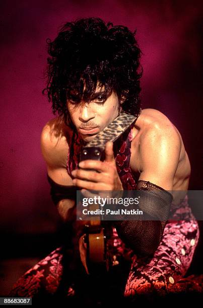 Prince celebrating his birthday and the nrelease of Purple Rain at 1st Avenue on 6/7/84 in Minneapolis, Mn.