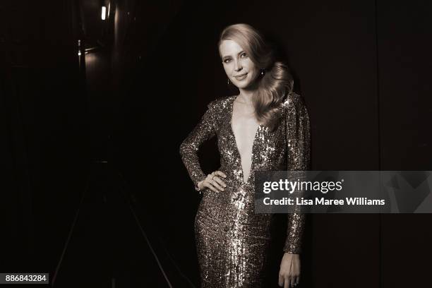 Emma Booth poses backstage during the 7th AACTA Awards Presented by Foxtel at The Star on December 6, 2017 in Sydney, Australia.