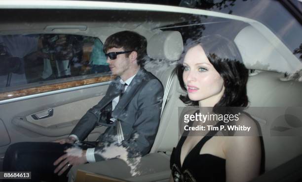 Richard Jones and Sophie Ellis Bextor attend the White Tie and Tiara Ball on June 25, 2009 in Windsor, England.
