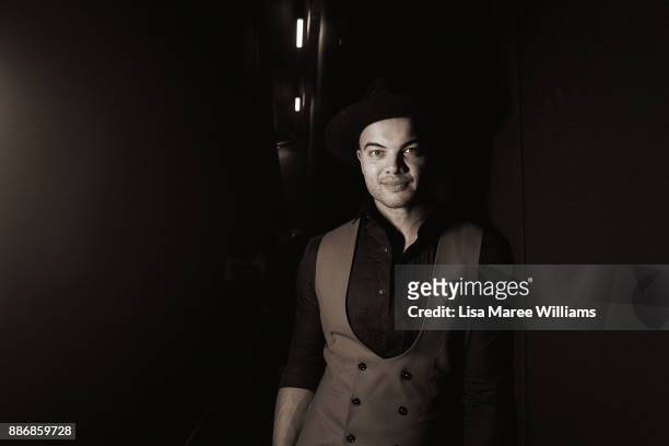 Guy Sebastian poses backstage during the 7th AACTA Awards Presented by Foxtel at The Star on December 6, 2017 in Sydney, Australia.
