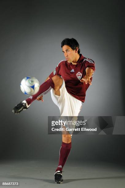 Pablo Mastroeni of the Colorado Rapids poses for a portrait on February 7, 2009 at Dicks Sporting Goods Park in Commerce City, Colorado.