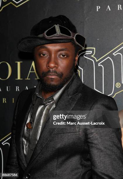 Will.i.am of The Black Eyed Peas poses for their new album launch party at VIP Room Theatre on June 25, 2009 in Paris, France.