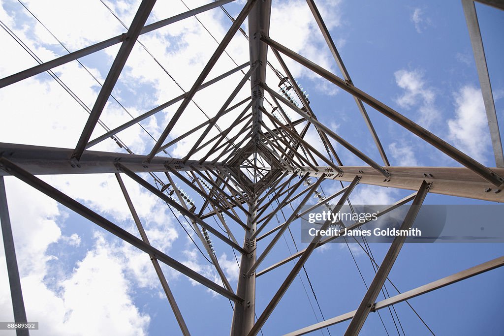 Girders on power tower