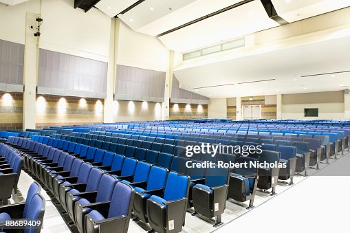 Empty lecture hall Empty lecture hall